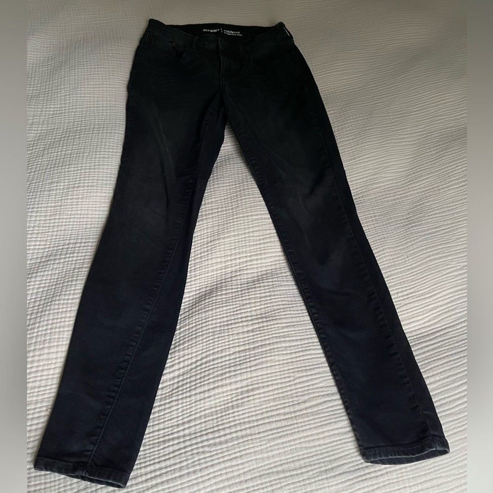 Black Old Navy Rockstar Jeans Size 4